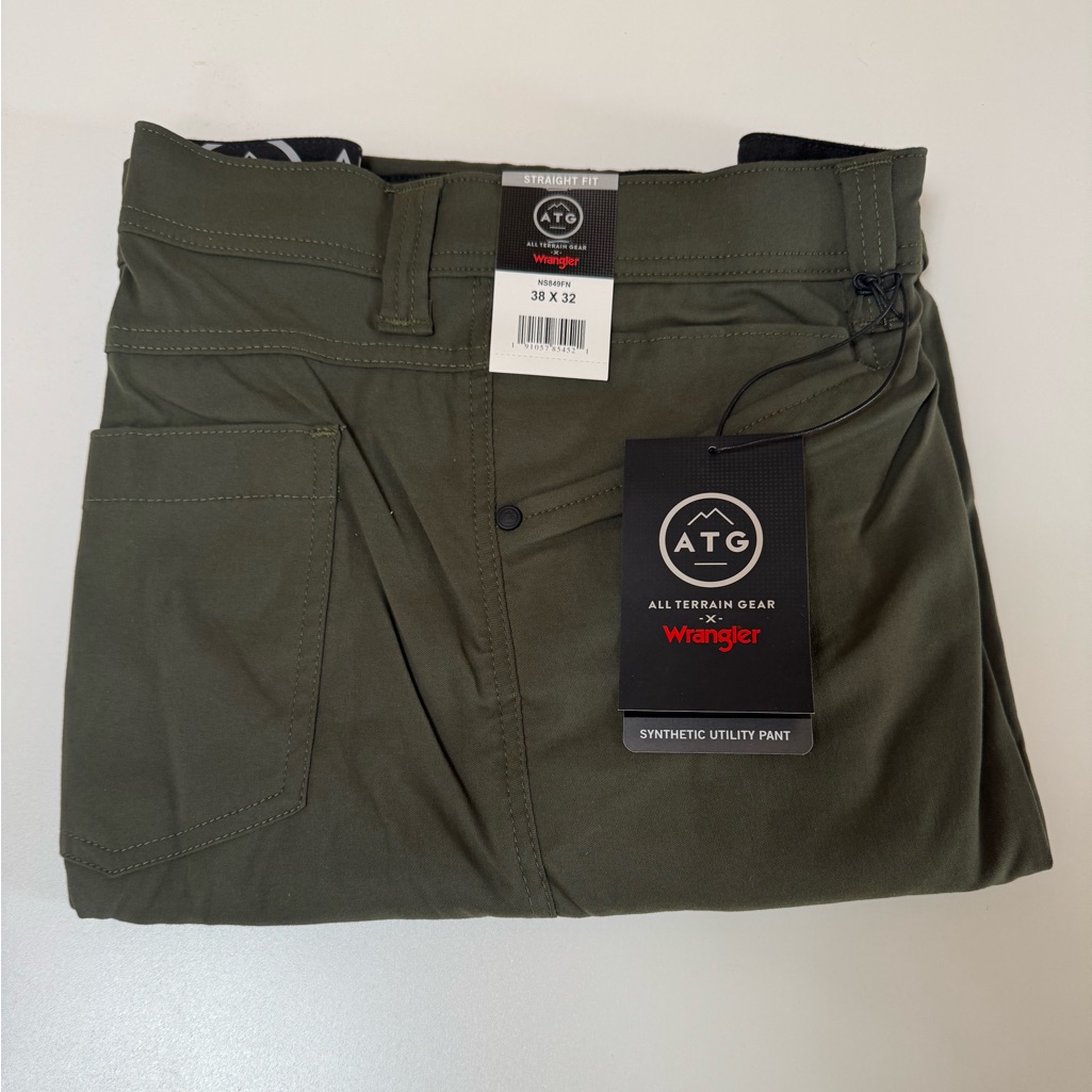 New Mens Wrangler Synthetic Utility Pant - Atg